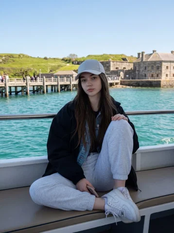 Relaxed Seaside Vibes on a Boat Deck — Nano Banana 2 AI Prompt: { "image_generation": { "subject": { "description": "you...