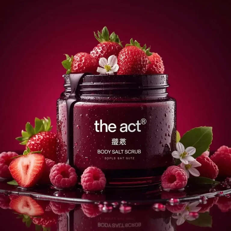 Luxury Skincare in Berry Elegance