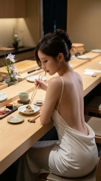 Elegance in Simplicity: A Serene Dining Moment