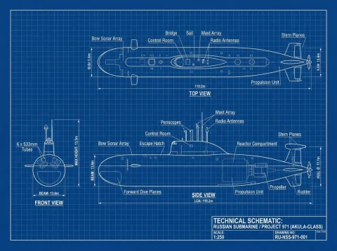 Precision in Design: Nano Banana 2 Blueprint — Nano Banana 2 AI Prompt: [Iphone], technical blueprint drawing, orthographic view, front view + side view...