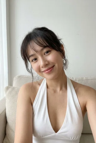 Nano Banana 2 Pro: Affordable AI Generations with No Risk — Nano Banana 2 AI Prompt: { "subject": { "description": "A young woman in a close, intimate sm...