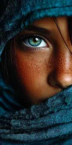 Destiny II Princess Portrait — Midjourney v6 AI Prompt: close up Princess with beautiful eyes Desteny 2 masterpiece national geographic...