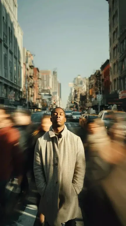 Cinematic Man in Motion