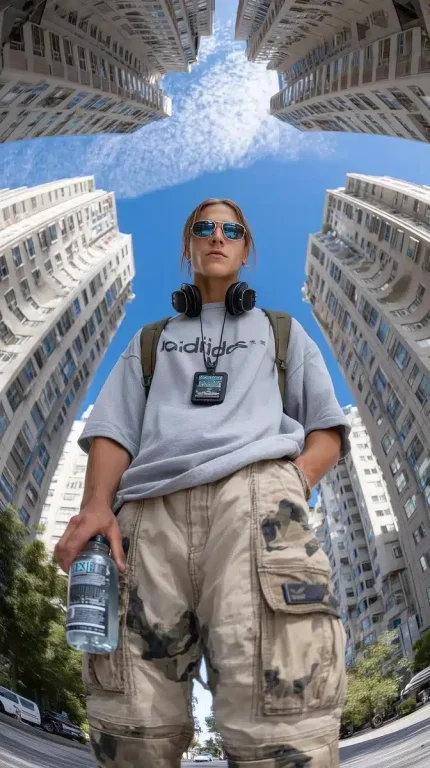 Urban Portrait with Fisheye