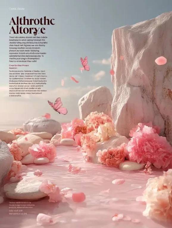Serene Pink Landscape Design