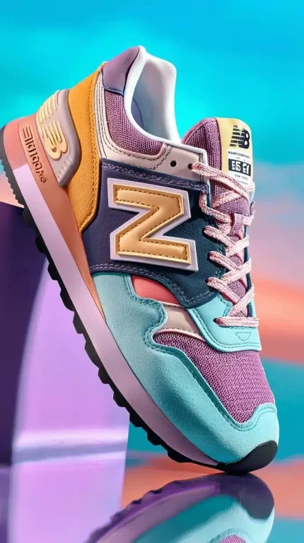 Pastel New Balance Closeup