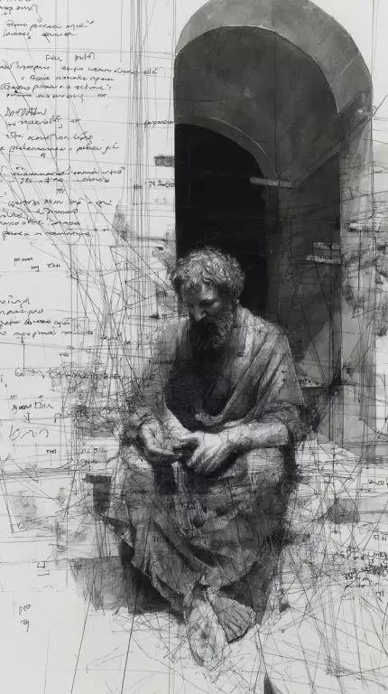 Apostle Peter Sketch Study
