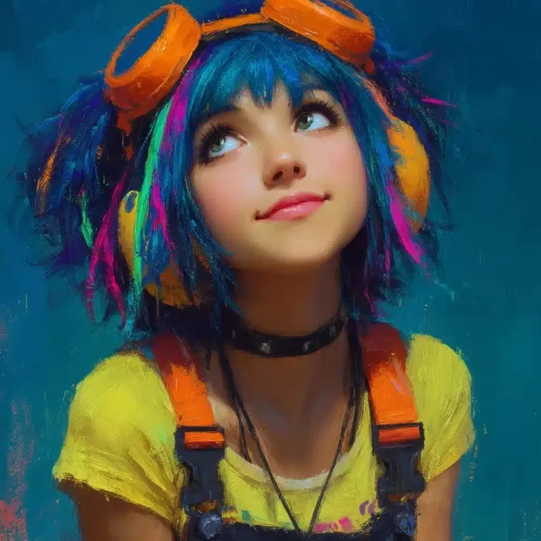 Futuristic Girl NFT Art