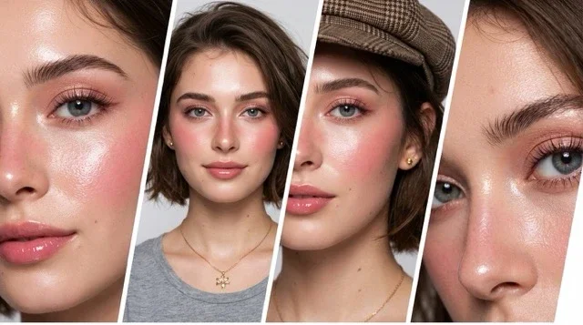 Collage: Style: Type: Ultra High-Quality Hyper-Realistic Beauty Editorial Collage, Layout: