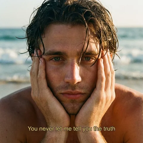 Main_Prompt: Cinematic 90S Film Still Of A Stunning Young Man — Nano Banana Pro AI Prompt: "main_prompt": "Cinematic 90s film still of a stunning young man with messy wet-...
