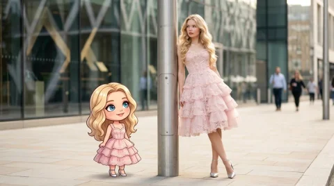 Ultra-Realistic Cinematic Street-Style Photo Of A The Person With The — Nano Banana 2 AI Prompt: Ultra-realistic cinematic street-style photo of a the person with the same face,...