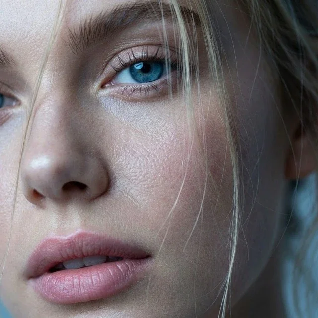 An Extreme Close-Up Macro Portrait Of The Subject, Using The