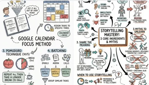 Create A Hand-Drawn Sketchnote Visual Summary Of These Notes. Use — Nano Banana Pro AI Prompt: Create a hand-drawn sketchnote visual summary of these notes. Use a pristine whi...