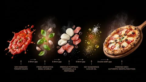 Tiramisu, Vertical Arrangement, Premium Culinary Promotional Poster With Pure Black — Nano Banana Pro AI Prompt: Tiramisu], [vertical] arrangement, premium culinary promotional poster with pure...