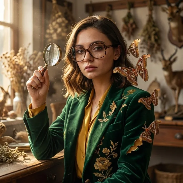 Vibe_Title_En: Eclectic Metamorphosis, Master_Prompt: A Hyper-Realistic Medium Shot Of A