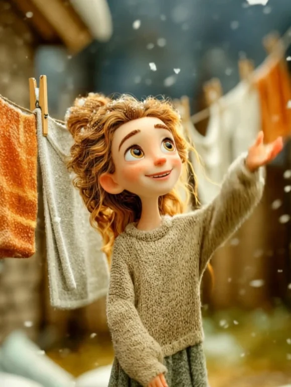 Objective: Create A Cinematic Winter Portrait Capturing Childlike Wonder And