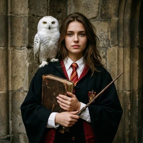 Use Uploaded Photo As Reference.hogwarts-Stylephotoshoot. The Girl Is Posing, In — Nano Banana Pro AI Prompt: USE UPLOADED PHOTO AS REFERENCE.HOGWARTS-STYLEPHOTOSHOOT. THE GIRL IS POSING, IN...