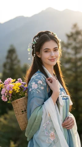 Ultra-Realistic 8K Portrait Of The Uploaded Person In Traditional Chinese — Nano Banana Pro AI Prompt: Ultra-realistic 8K portrait of the uploaded person in traditional [Chinese Hanfu...
