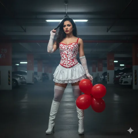 Com Base Na Foto Da Mulher, Sem Mudar O Rosto, — Nano Banana Pro AI Prompt: Com base na foto da mulher, sem mudar o rosto, crie uma imagem dela em um estaci...