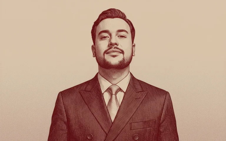 Retrato Em Estilo Gravura Moderna, Com Traços Detalhados E Sombreamento