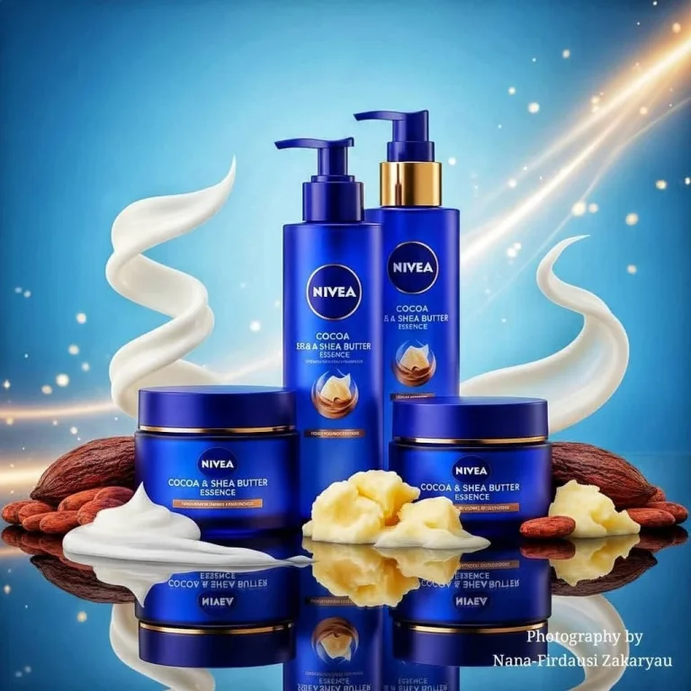 Premium Skincare Product Display — Nivea Cocoa & Shea Butter