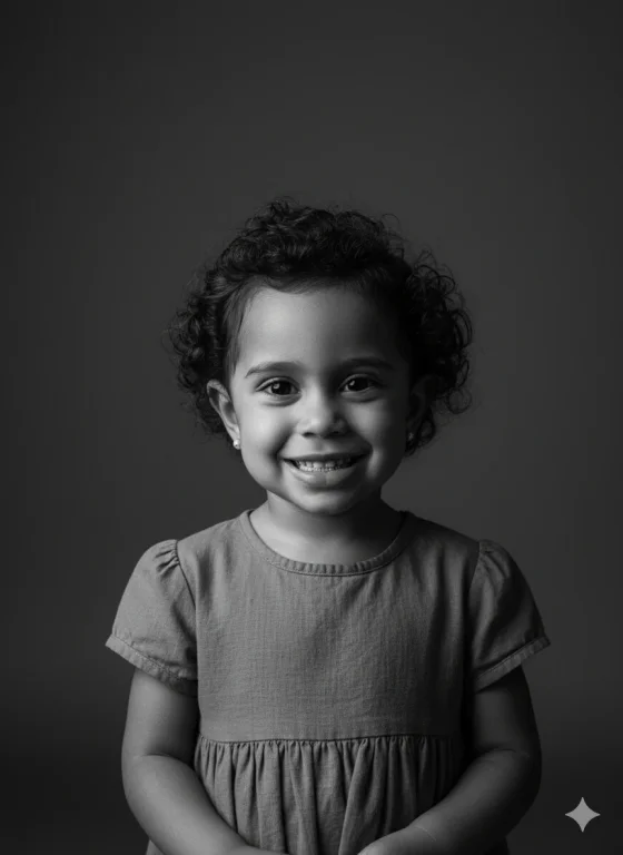 Foto Hiper-Realista 8K Em Preto E Branco, Estúdio Minimalista Com