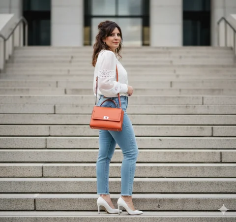 “Look Casual Chic Feminino Urbano” Prompt Principal (Positivos): Mulher Elegante, — Nano Banana Pro AI Prompt: “Look Casual Chic Feminino Urbano” Prompt principal (positivos): Mulher el...