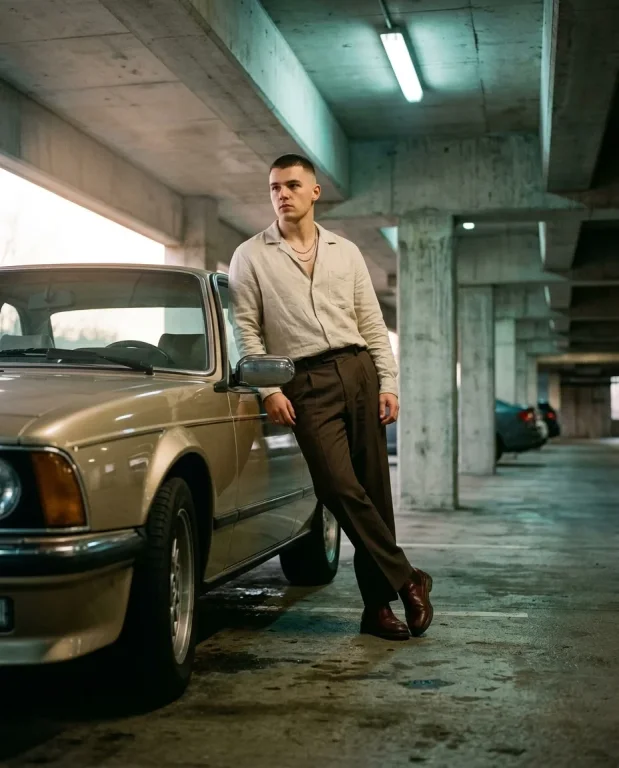 Luxury Sedan Editorial Menswear 1