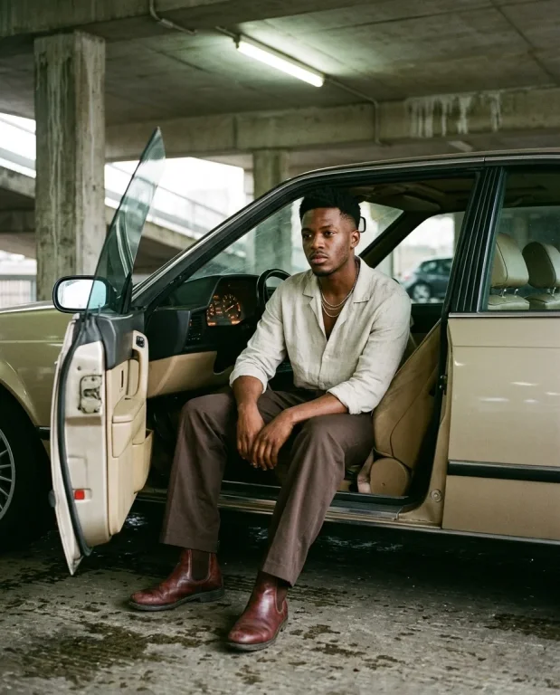 Luxury Sedan Editorial Menswear 3