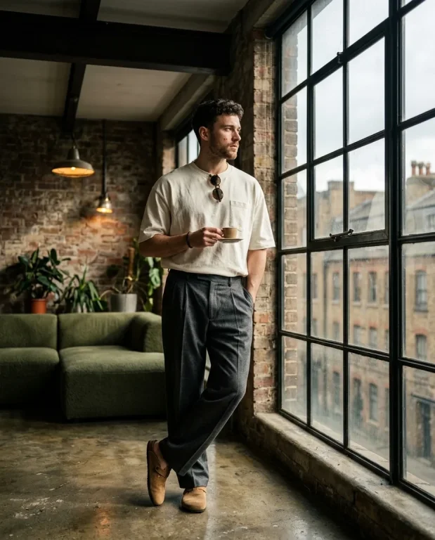 Industrial Loft Menswear Lounge 2