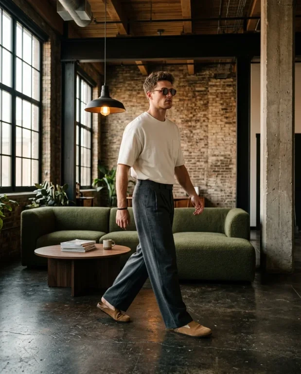 Industrial Loft Menswear Lounge 5