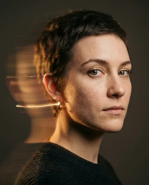 Chromatic Motion-Streak Portrait 2