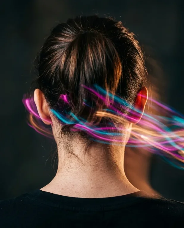 Chromatic Motion-Streak Portrait 7
