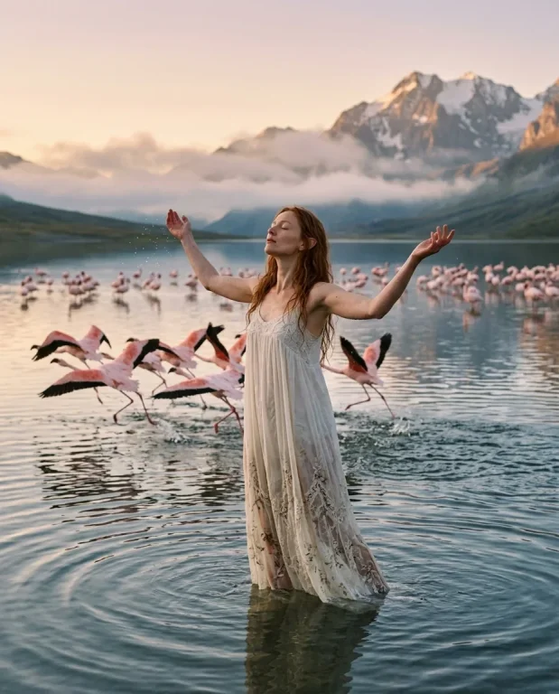 Ethereal Lake Ceremony at Golden Hour 5