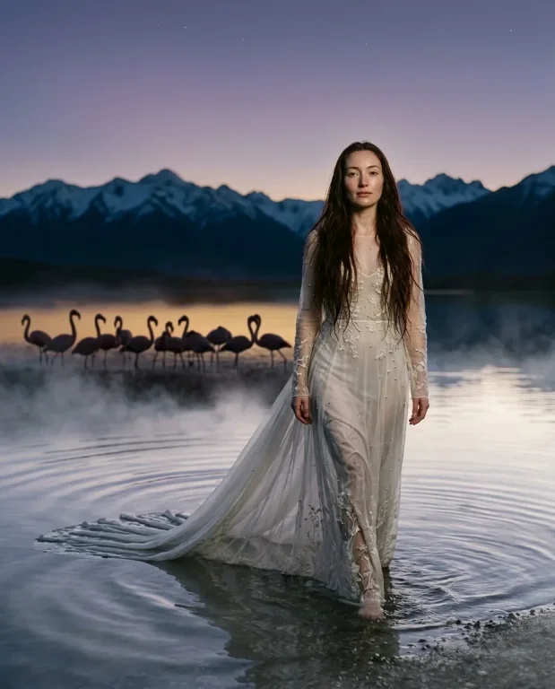 Ethereal Lake Ceremony at Golden Hour 7