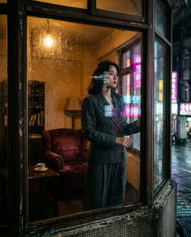Neo-Noir Window Gazer 2