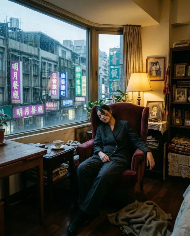 Neo-Noir Window Gazer 7