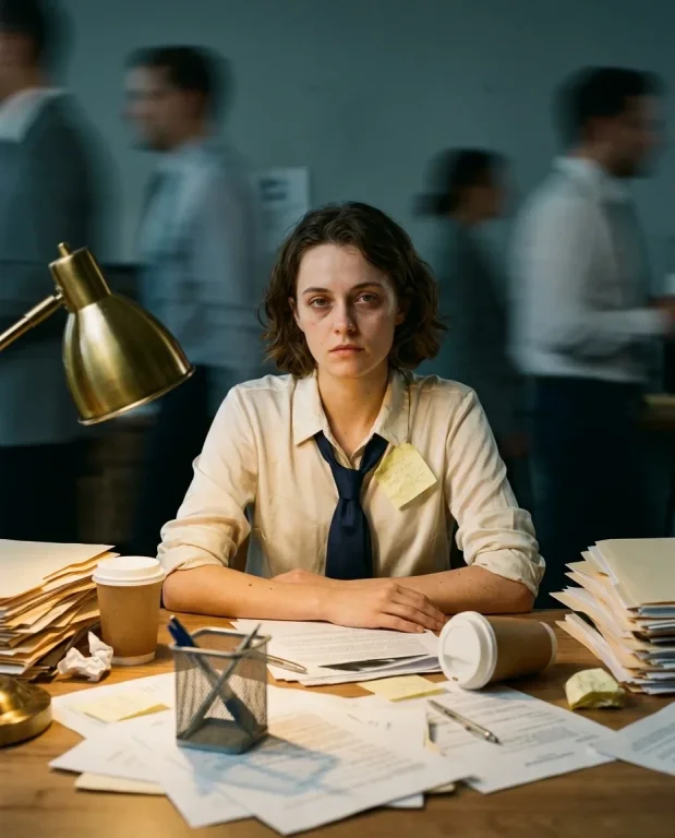 Overwhelmed Office Worker 1