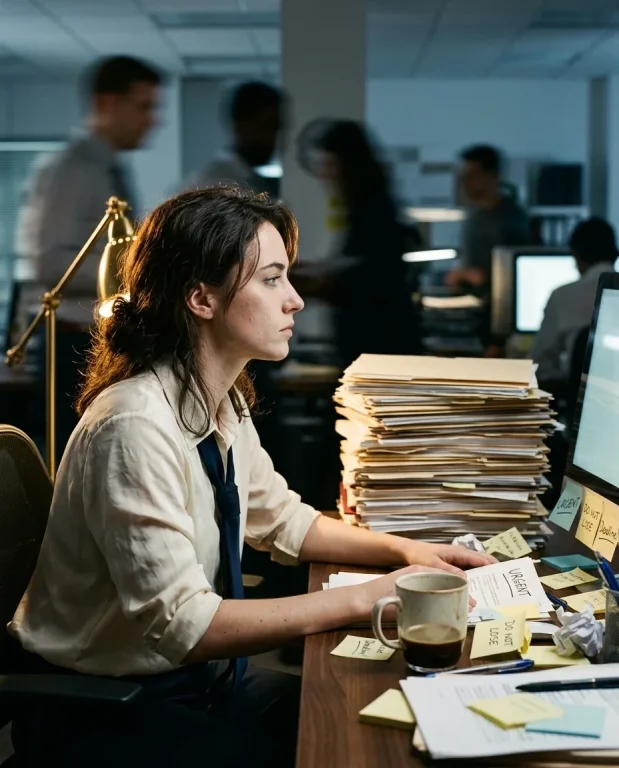 Overwhelmed Office Worker 3