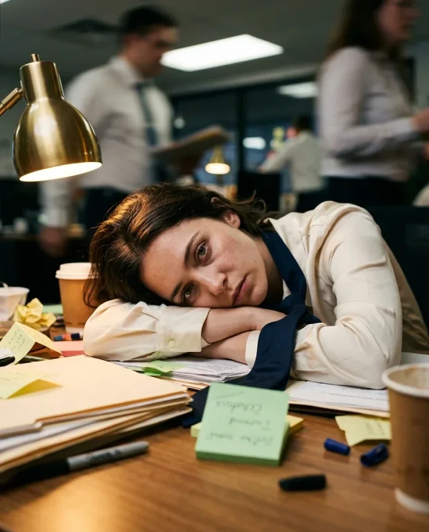 Overwhelmed Office Worker 4