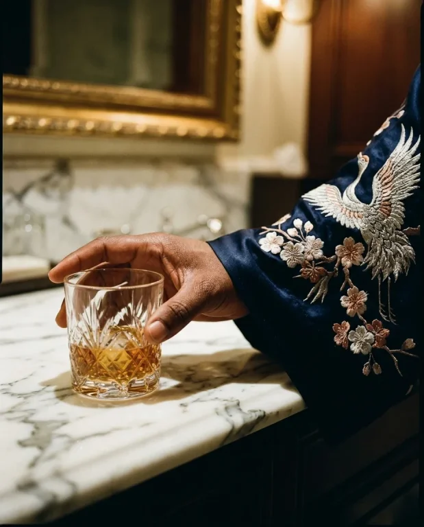 Luxury Bathroom Kimono Portrait 5