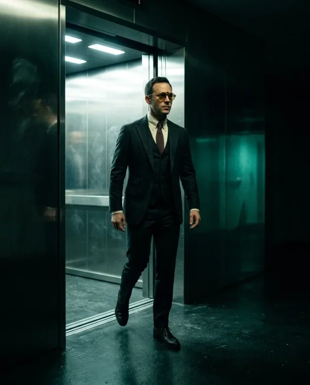 Neo-Noir Elevator & Shutter Diptych 5