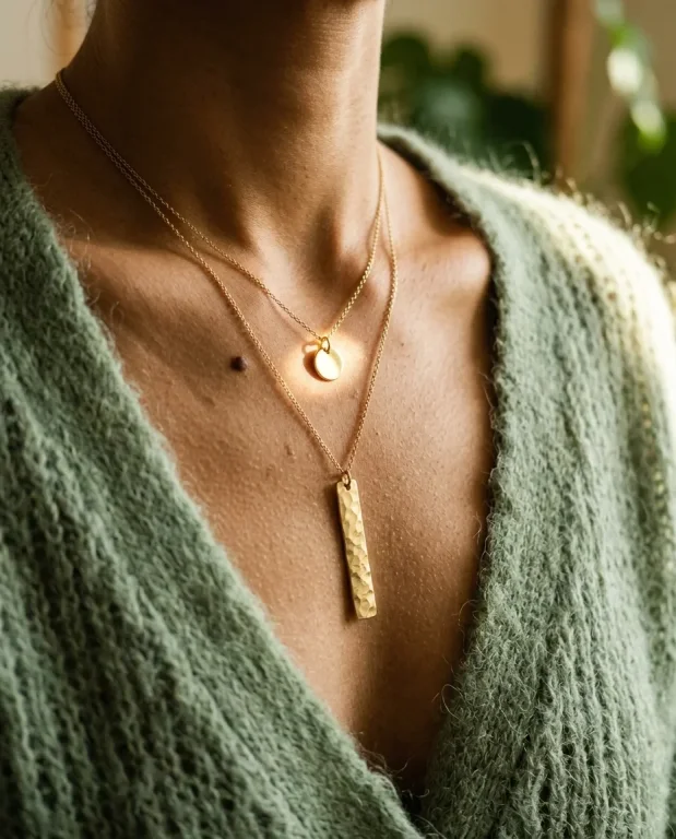 Gold Jewelry and Velvet Texture Detail Shot 4