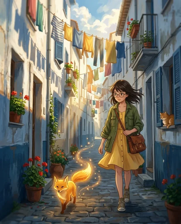Anime — Shinkai Style, Mediterranean Hillside 3