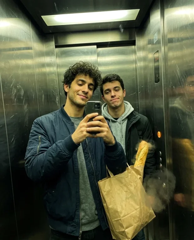 Accidental Elevator Selfie with a Friend 7