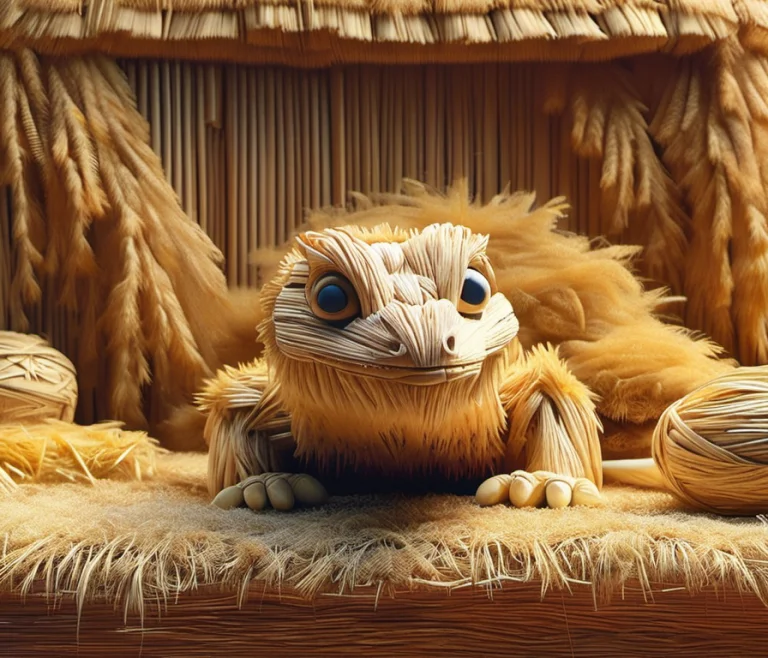 Straw Threads, Hay, Lorastrawthread0.8 Lizard1.3, Made Of St...