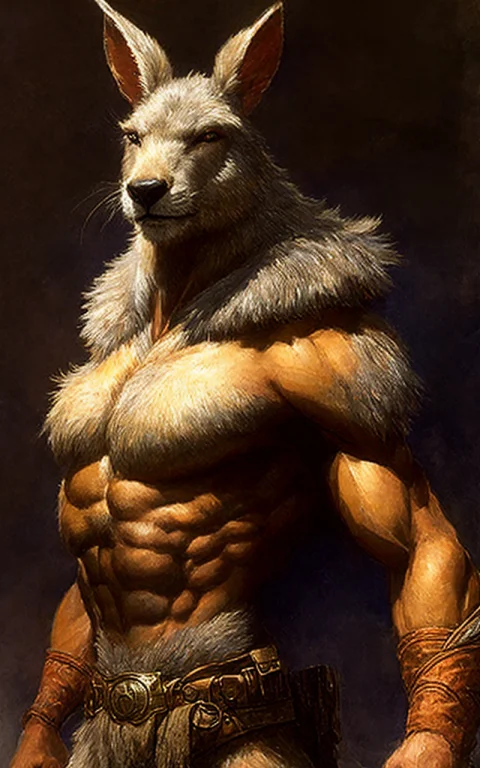 Fkingscifiv2, Werecreature Jackrabbit Soldier, Scene Clubhou...