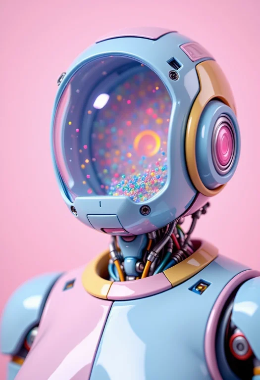 Ajpasbot. A Extrem Detailed Closeup Photography Of A Humanoi...