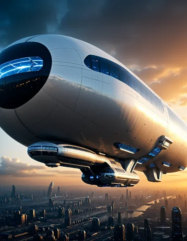 Realistic, Science Fiction Movie Still, From Below0.15, From... — SDXL AI Prompt: (realistic), science fiction movie still, (from below:0.15), (from side:1.2), Hy...