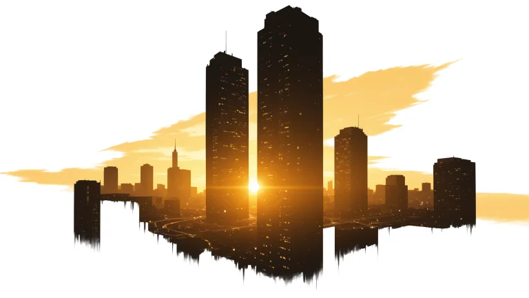Landscape, Outdoor, , Yellow Background, City, Modern City,...